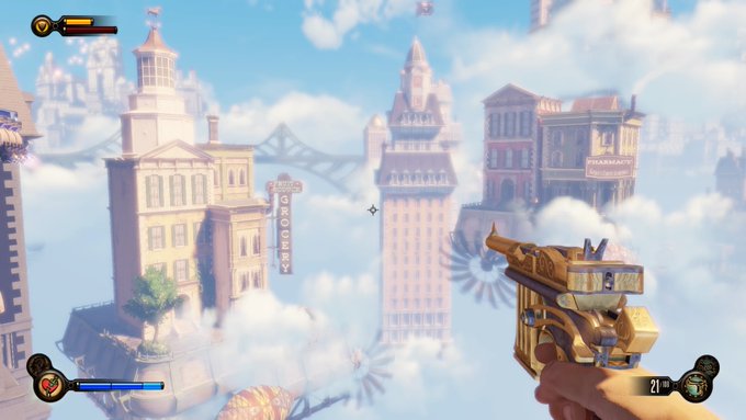 #PS4share バイオショックインフィニット、クリアしました。
背景美術が素晴らしいのもあるが、物語の謎が最後の最後に一挙に明かされ、あらゆる関係性の輪が繋がり幕切れとなるSFの定番を詰め込んだストーリー構成がとても良かった… 