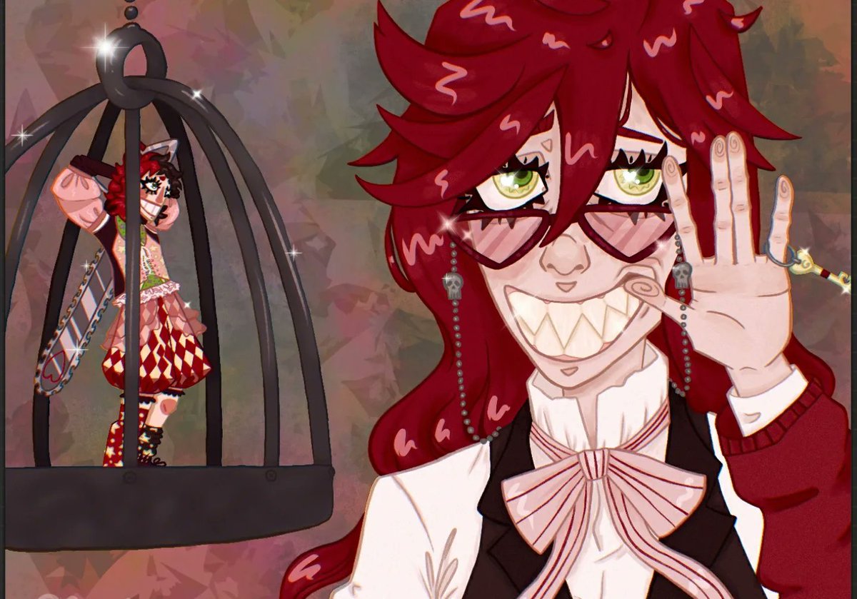 MischiefDoesArt's tweet photo. Redrew this Grell piece I did last year, I'm so pleased with it and how visible the improvement is!! ^^ #BlackButler #GrellSutcliff #Redraw #Kuroshitsuji #GrellBlackButler #KuroshitsujiGrell ❤️ https://t.co/QJU8xZOhFt