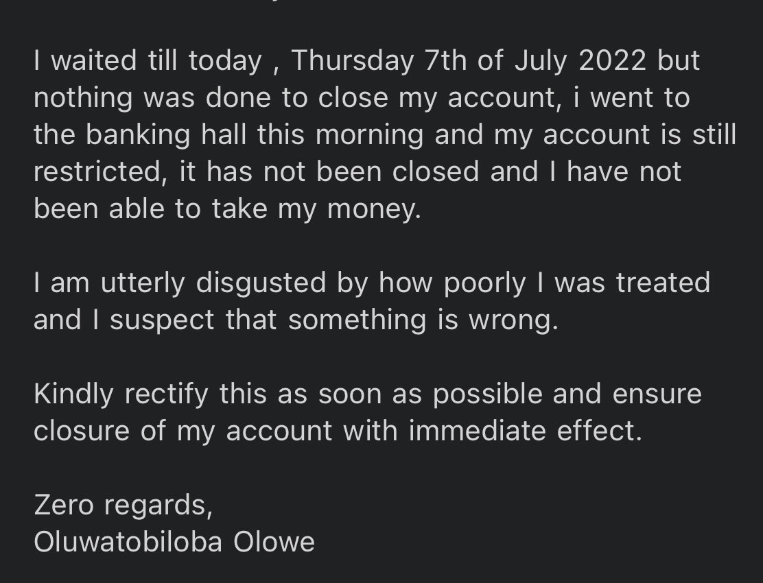 IfedolapoDollar's tweet photo. @GroupEcobank 

Please close my account with you bank immediately. I do not want to speak to anyone or leave the account. #cryptocurrencies #LabourParty #flutterwave #RealHousewivesOfLagos https://t.co/PDY3GpVrT3
