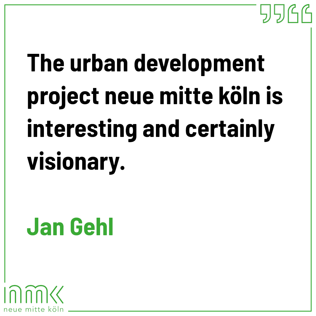 neuemittekoeln's tweet photo. Auf dem „Science meets City“-Symposium durften wir Jan Gehl näher kennenlernen und uns mit ihm über unser Stadtentwicklungsprojekt unterhalten. Jan Gehl ist dänischer Architekt und Stadtplaner, der sich auf die Verbesserung der Lebensqualität der Menschen https://t.co/D5zPNsmoxR