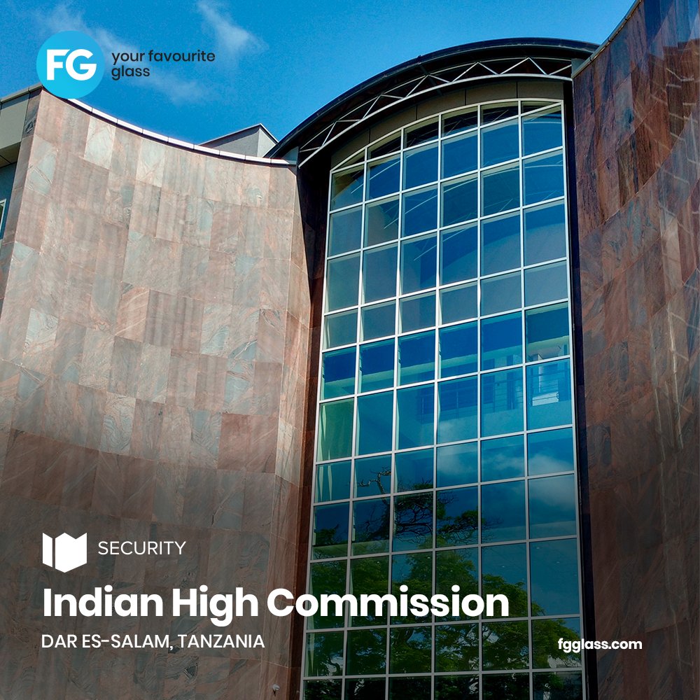 FGGlassInd's tweet image. Indian High Commission 
The Indian High Commission building opted for BULLETSHIELD COMBI glasses with the outer glass using Saint Gobain Reflectasol Green pyrolytic solar control coated glass. 
#fgglass #fgprojects #teamfg #ArchitecturalGlass #Glass #Security