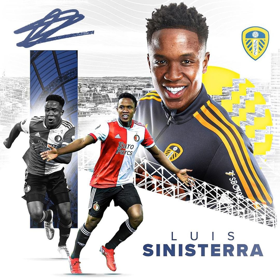 NewsCalcio__'s tweet photo. #LuisSinisterra è un nuovo giocatore del #LeedsUnited. Al #Feyenoord andranno 25 mln di euro + 5 di bonus. Per il colombiano un contratto quinquennale. https://t.co/PG1Ur7yO2i