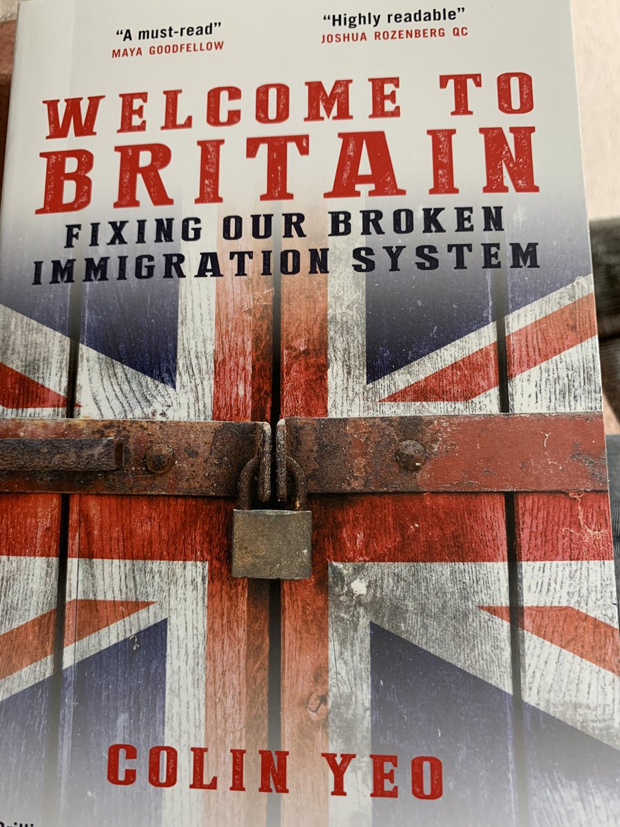 Barrister <a href="/ColinYeo1/">Colin Yeo</a> has written a forensic analysis of the UK’s “impenetrable jungle” of an immigration system - and I’m looking forward to chairing his talk about his book at  <a href="/Ways_With_Words/">Ways With Words</a> on Saturday <a href="/BitebackPub/">Biteback Publishing</a> <a href="/gardencourtlaw/">Garden Court Chambers</a> <a href="/freemovementlaw/">Free Movement</a>