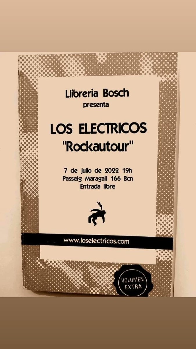 electricosrock's tweet photo. Siguiendo con la celebración de nuestro 25 aniversario este jueves día 7 estaremos en la Librería Bosch con un concierto eléctrico en formato bolsillo.Este concierto estará dedicado a nuestro gran amigo eléctrico Joan "Juanito" Climent Bel
P.D: Firmaremos ejemplares. Cualquiera. https://t.co/w3Cyh5Yp2O