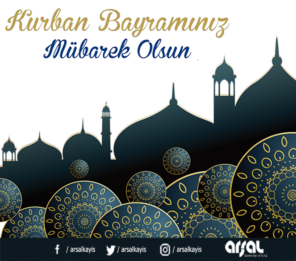 Kurban Bayramını sevdiklerinizle beraber sağlıklı ve huzur içinde geçirmenizi dileriz. Sevgi dolu ve huzurlu nice bayramlar geçirmeniz dileğiyle.