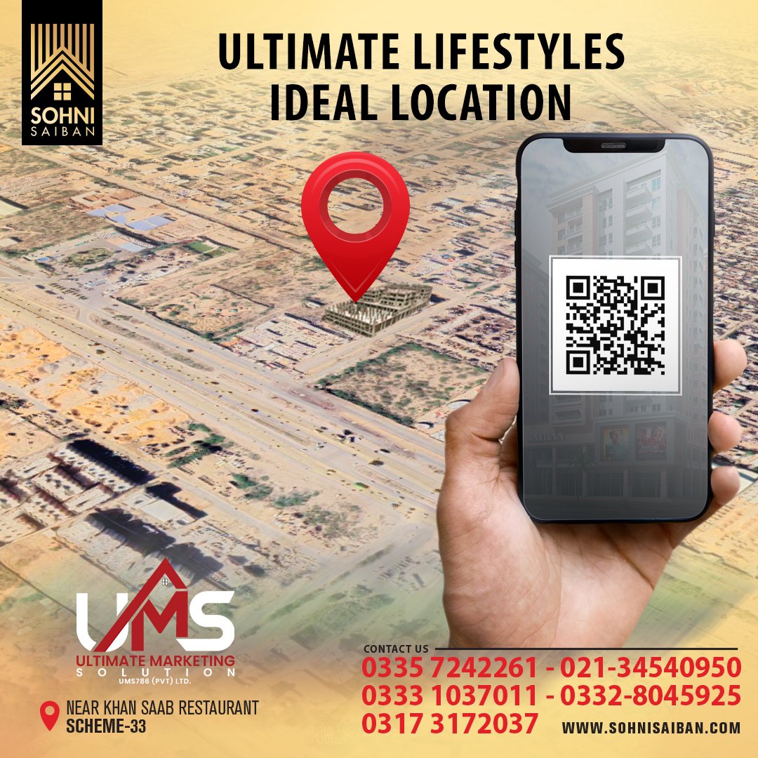 SohniSaiban's tweet photo. Located at an ideal location, the project offers premier lifestyles at an affordable price.
Contact Now: 0335 7242261 | 021-34540950 Contact Now: 0335 7242261 | 021-34540950 03328045925 | 03117775302
#SohniSaiban #Sohnisaibanapartment #3RoomsApartments #4RoomsApartment #Scheme33 https://t.co/6Q5x2riICp