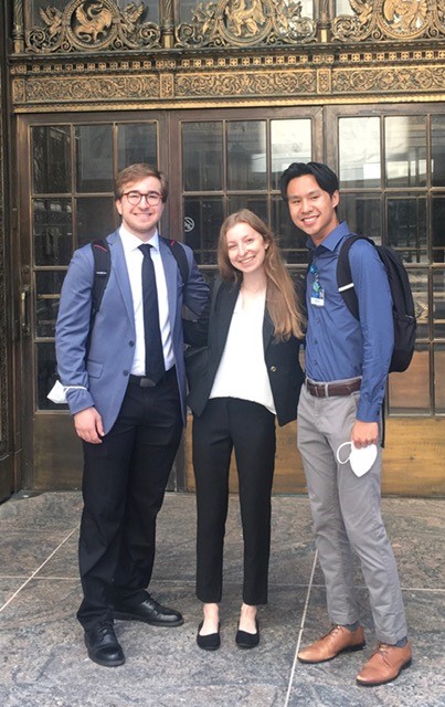 MayoBioethics's tweet photo. This week we welcomed three new post bacs to our program! Andrew Schildcrout, Journey Wise and Nick Nguyen - we look forward to working with you all! Let the research begin! @journeywise_ @nguyennick414 #firstdayphoto #bioethics https://t.co/RviJzf0elh