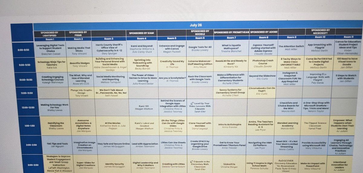 MrsMagalich's tweet photo. Excited to start planning out my 2 days of learning! @CyFairISD @CyFairEdTech @WarnerCFISD https://t.co/x2T2a0D0y3