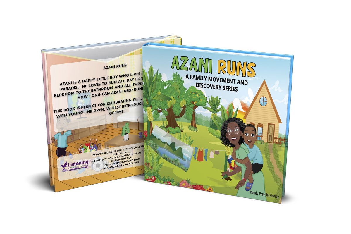 MandyPreville's tweet photo. I DID A THING - available from tomorrow on Amazon! Thank you Annette @LTYV_Ltd and the MANY inspirations along the way, including @ChristofereFila @yomiadegoke @JRichardsAuthor @YBattleFelton @_DavidStevens 
Big love to you all! #AFMaDseries #AzaniRuns #MandysMoments #picturebook https://t.co/92pfPEuCUU