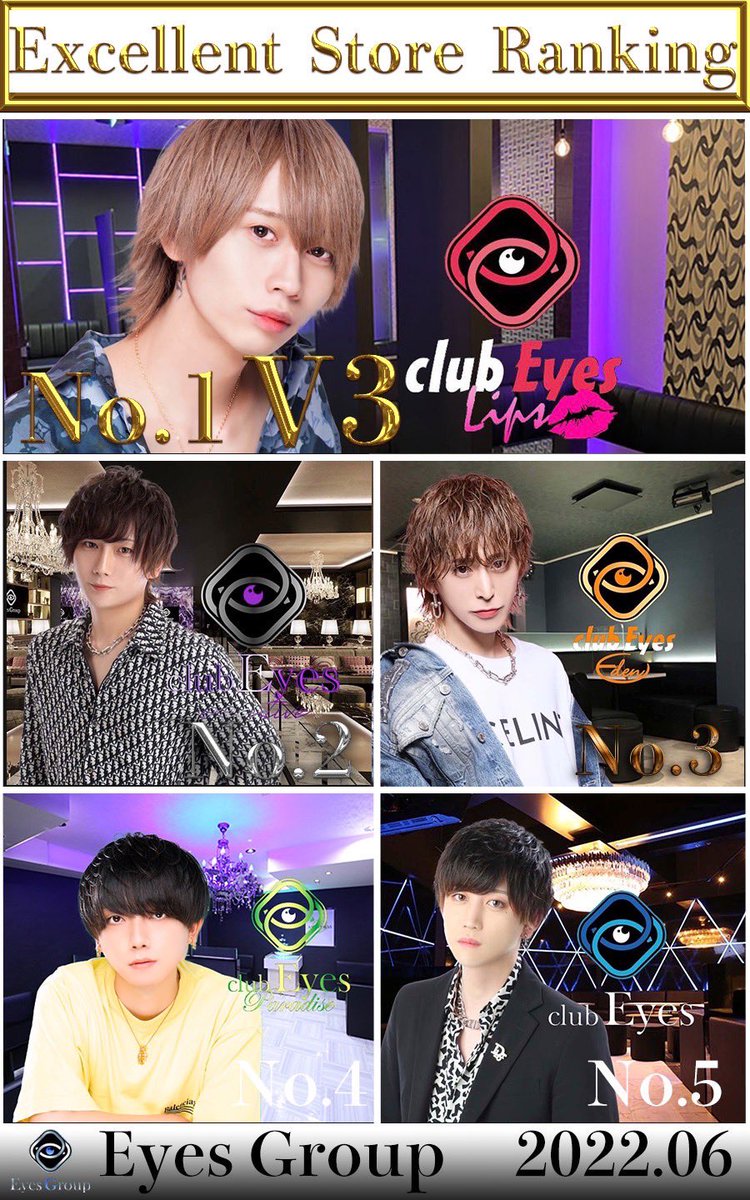 6月度もお世話になりました！
GroupのNo.の価値はGroupの中で勝ってくれてる人が作ってくれてて、
刺激や憧れに変わります！

素敵なキャストを育ててくれたり、応援してくださる方々ありがとうございます

まだまだ発展途上のGroupですが今後ともよろしくお願いします！