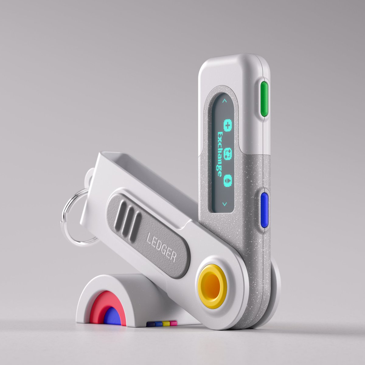 Excited to finally reveal the artwork I did for the new <a href="/Ledger/">Ledger</a>'s business cards (and NFTs), alongside other artists.

I stopped taking commissions but I couldn't say no to this one 🌟