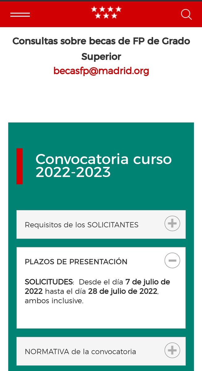 EEncantadaElena's tweet photo. Se ha abierto el plazo para solicitar las becas de FP Grado Superior. 
@todofp
📢 #FPMadrid 
#BecasFP Grado Superior correspondiente al curso 2022-2023.
🔴Solicitudes: Del 7 al 28 de julio de 2022.
🔎 Grado Superior:
https://t.co/3MY1ajlqkL https://t.co/ImvE1vo3PV