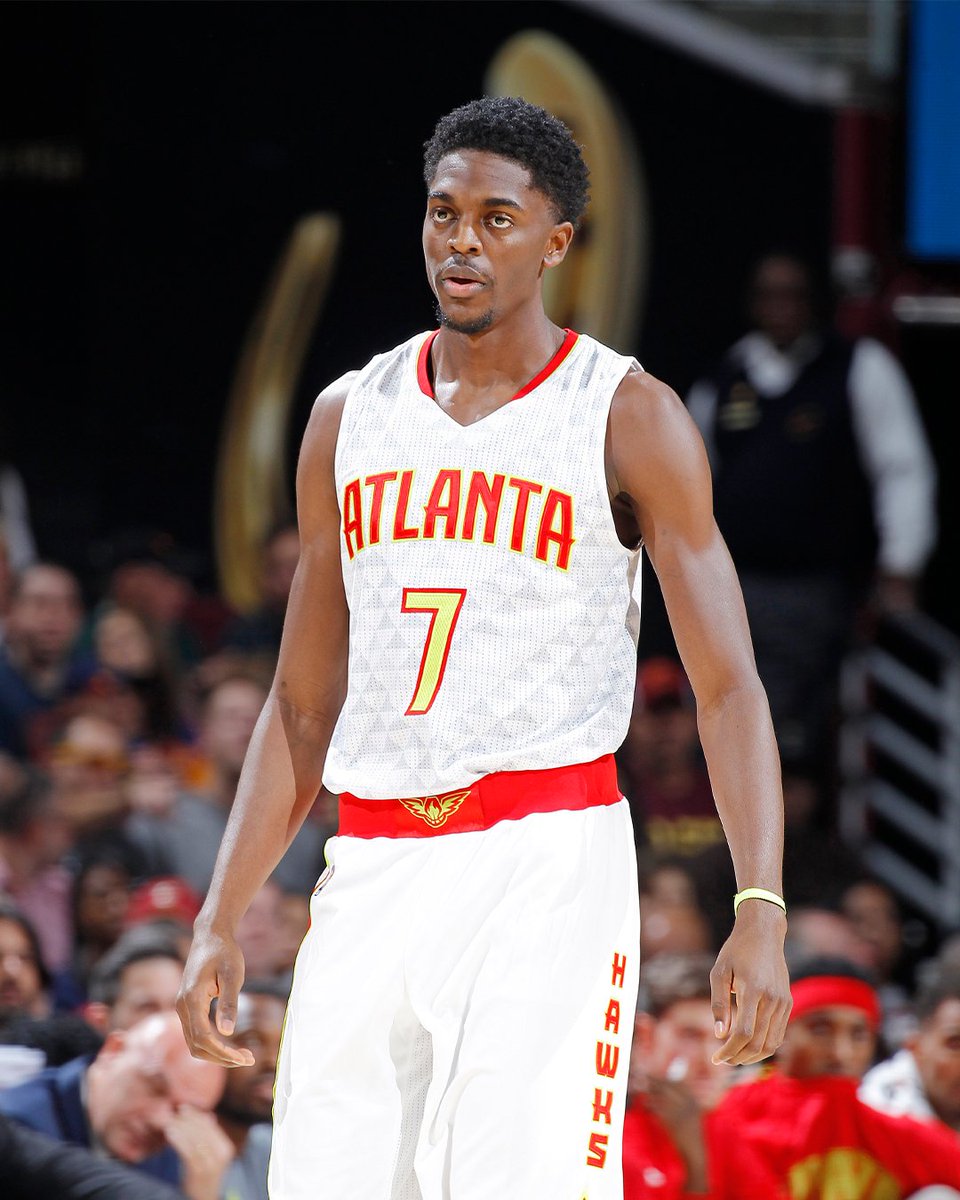 ATLHawks's tweet photo. Good to see you again, @JustHolla7 https://t.co/VrKP0Os9Xz
