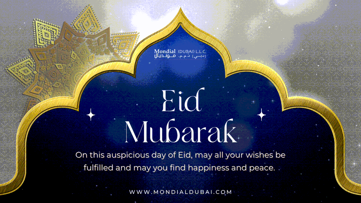 تتقدم لكم مونديال #دبي بأخلص التهاني وأطيب الأمنيات بمناسبة حلول عيد الاضحى المبارك

 #عيدالأضحى

Mondial Dubai wishes you and your families a happy and blessed Eid Al Adha

#MondialDubai
#EidAlAdha
#EidAlAdha2022
#Dubai #UAE