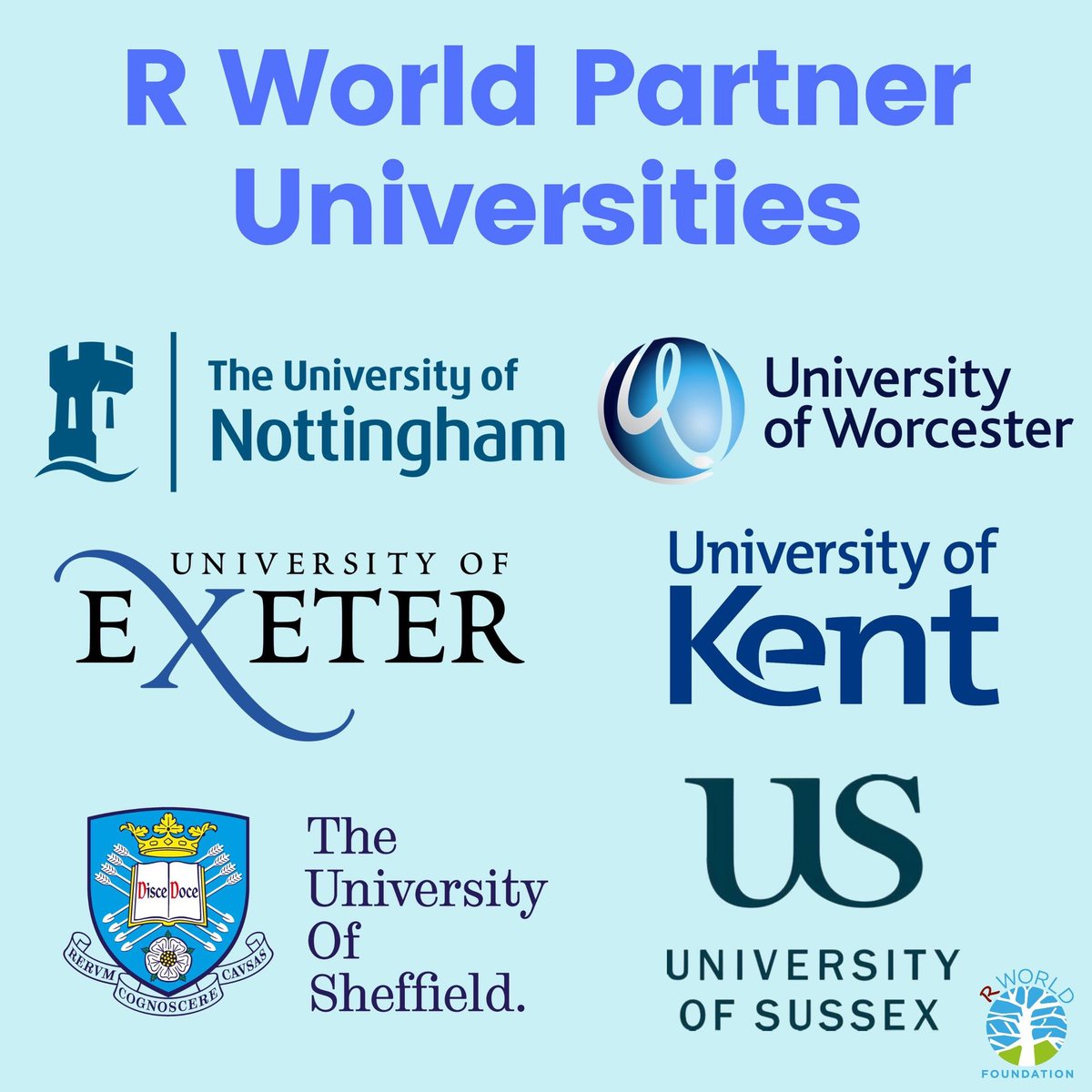 Great that so many universities are taking up the R World funding to train First Aid for Mental Health Instructors! rworld.org.uk. We've funded schools and colleges too.
