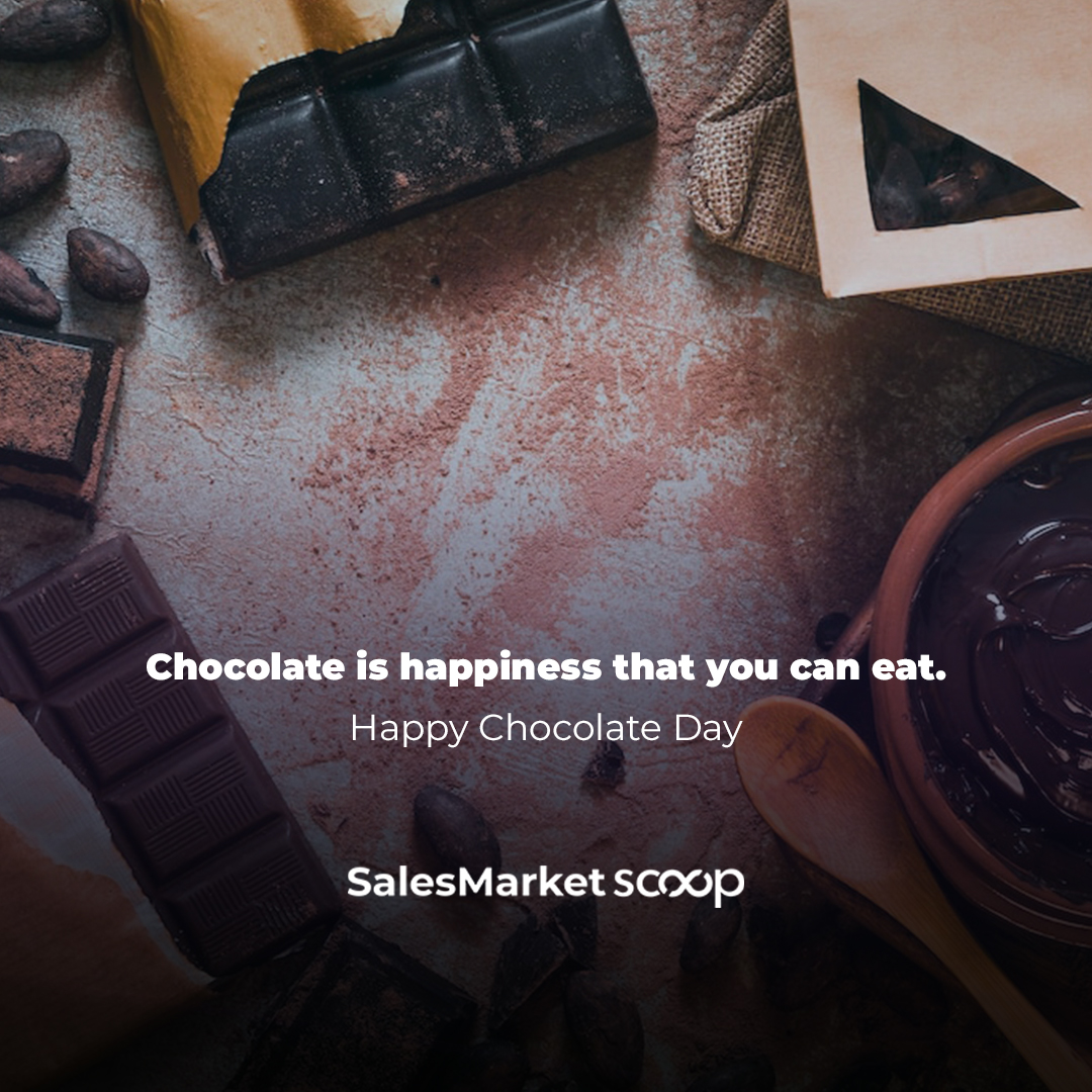 SalesmarketS's tweet photo. On #ChocolateDay  Day, I wish that each and every day of your life is blessed with your favourite chocolates. https://t.co/xmw3BfEOvj