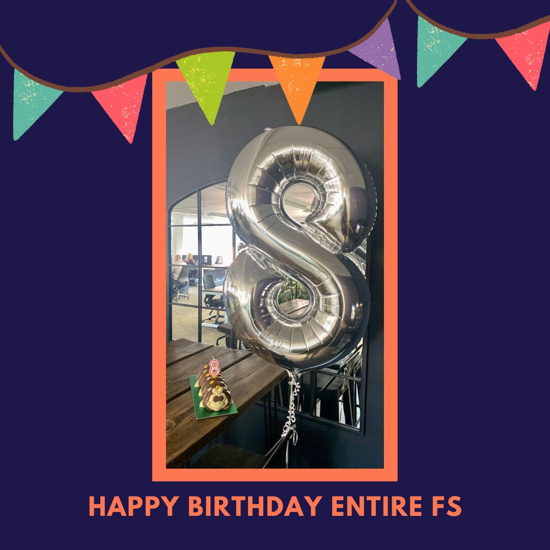EntireFS's tweet photo. Happy 8th Birthday to Entire FS! Thank you to all our clients for supporting us over the years and our amazing team!🎉#businessbirthday #celebration #birthday #supportlocal #financialadvice #mortgages #pensions #investments https://t.co/VWn1ocMyck