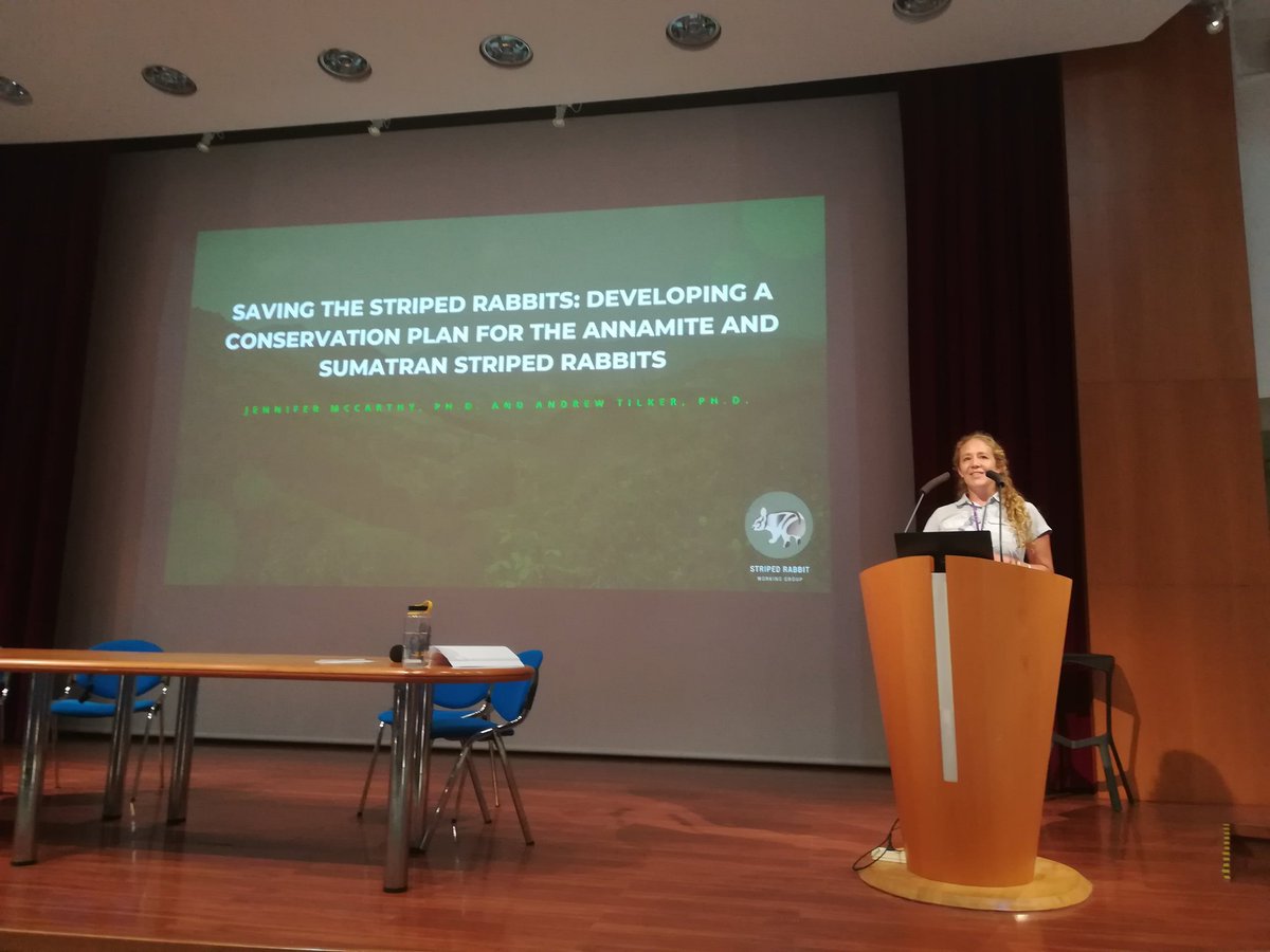 GSouchay's tweet photo. Jennifer #McCarthy about Saving the #stripedrabbit #WLC6 https://t.co/jDvR9jT0nr
