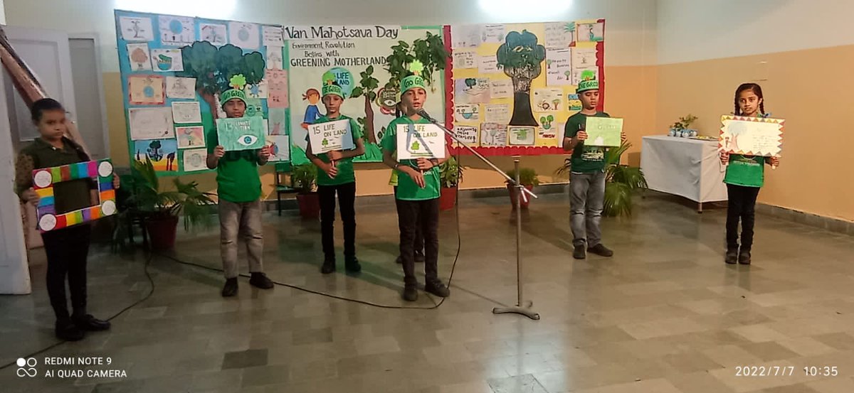 Van Mahotsava was celebrated in KNPS today. Students performed enthusiastically by raising slogans, sharing thoughts on the importance of Trees, following SDG goals, singing n dancing <a href="/pkdhhillon08/">Paramjeet Kaur Dhillon</a> <a href="/charuchhabra2/">Dr. Charu Chhabra</a> <a href="/KajalSh97224712/">Kajal Sharma</a> <a href="/ramande98359237/">ramandeepkaur#MIEE</a> <a href="/Rajni76938421/">Rajni</a> 
 <a href="/KnpsIndia/">KNPS Phagwara India</a>