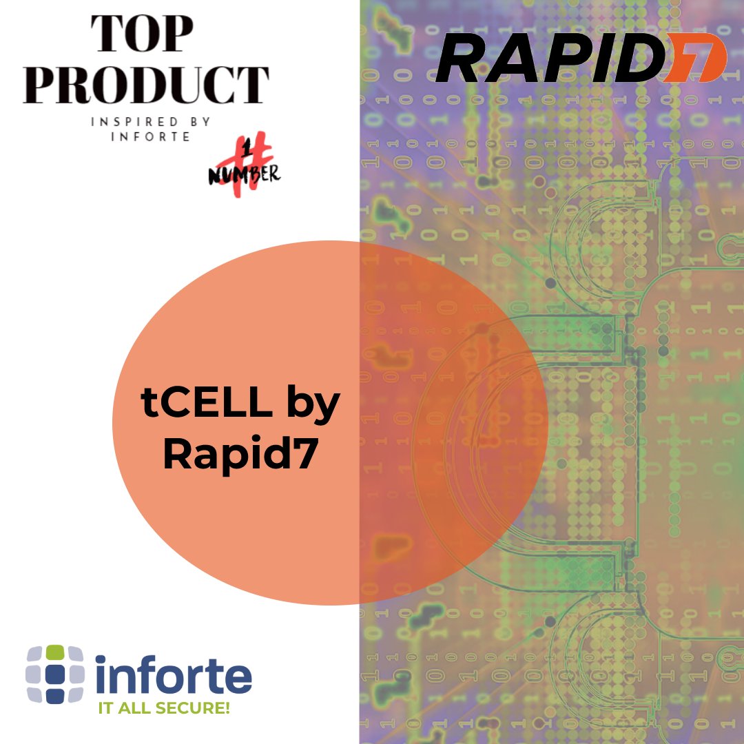 Bu haftanın Top Product olarak seçilen ürünü: tCell by Rapid7 Uygulama izleme ve koruma için size eksiksiz görünürlük sağlayan yeni nesil bulut WAF ve RASP aracı. #Inforte #InforteBilisim #ItAllSecure #Rapid7 #TCELL #tCELL #cyber #cybersecurity #tech #gocyber #techcommunity