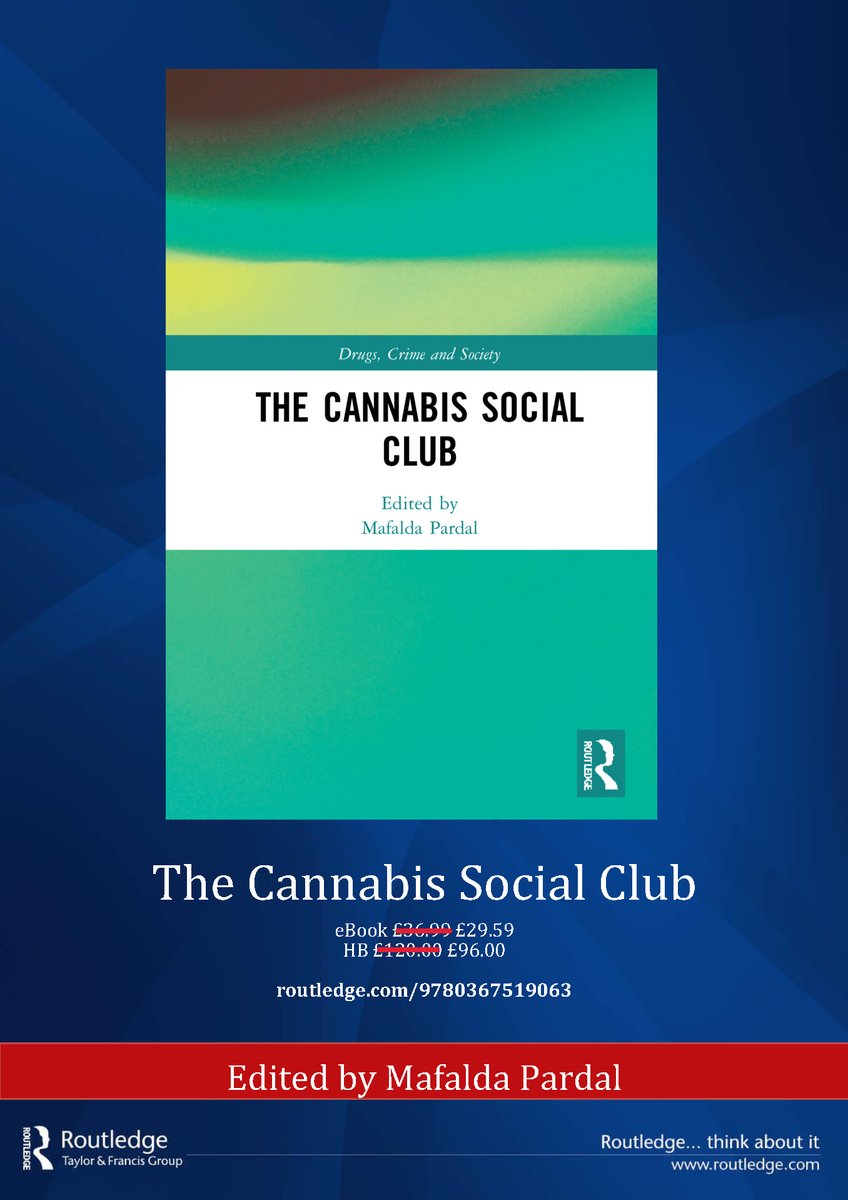 The first publication in the Drugs, Crime and Society series! Congratulations @PardalMafalda!

routledge.com/9780367519063

Happy to discuss any potential book proposals for the series

#Criminology #DrugStudies #CrimTwitter #AcademicPublishing