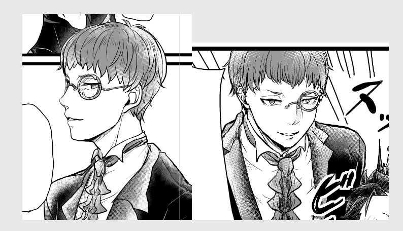 クリンdさんふぁぼ連で照れくさかったけども嬉しかったので、お原稿のニコマだけ描いたクリンdさん上げておくます(正座) 