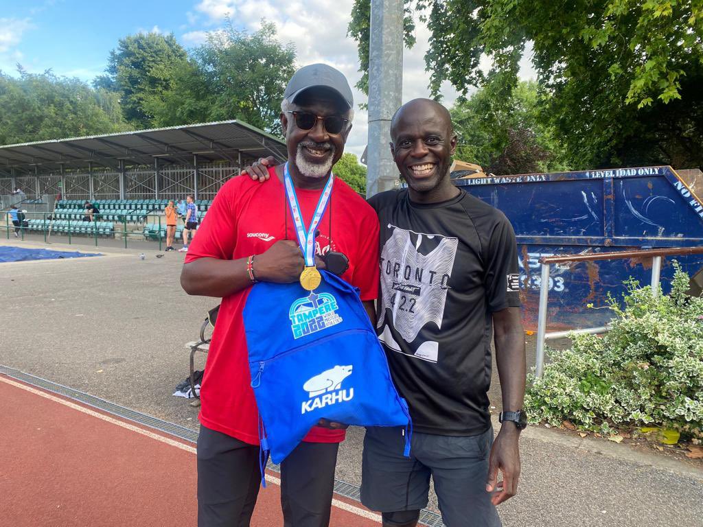 runKOJO's tweet photo. “Behind the scenes is where the work is done. Everything is done to get to that one race you need to run” - Usain Bolt. Thank you Coach @PhilKissi @for guiding me to M45 World Masters 5000m title in Tampere, Finland. My success is our success!! https://t.co/PNnzkxSsAz