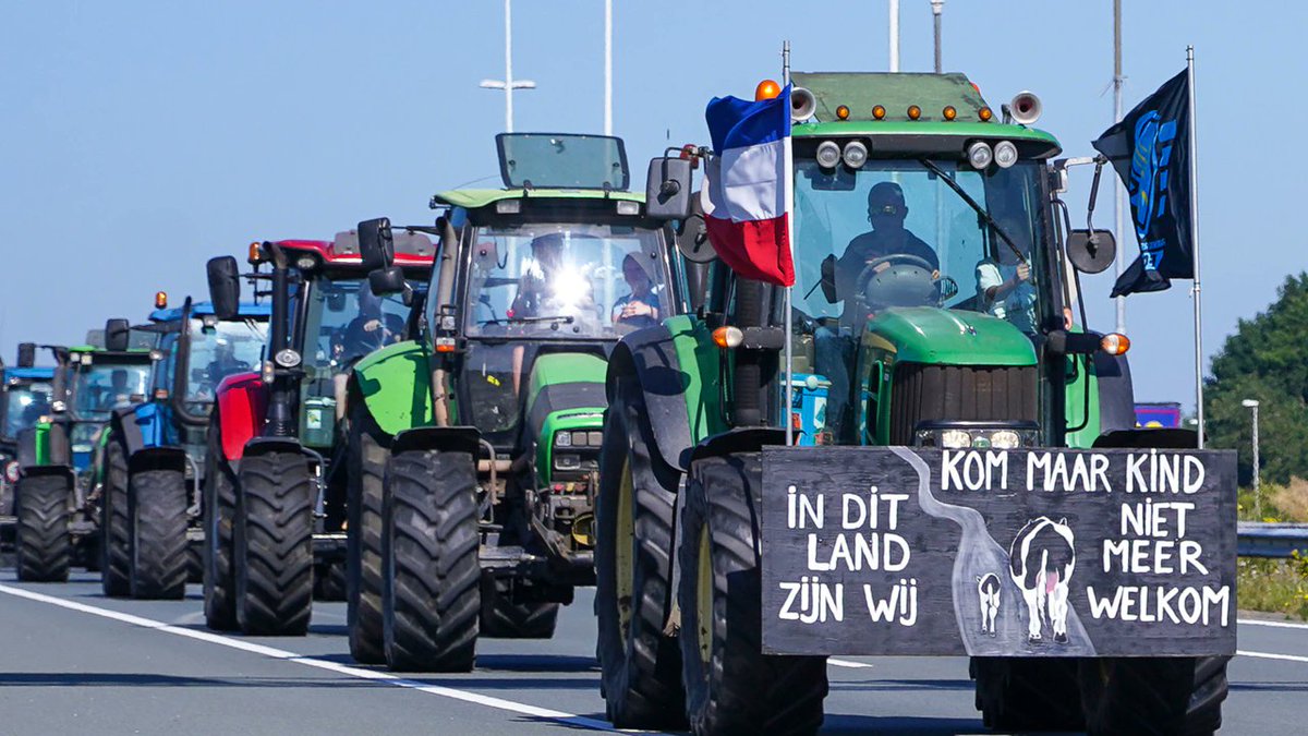 Global Uprising! BoJo Dumped In UK As Farmers Dump Manure On Dutch Government!