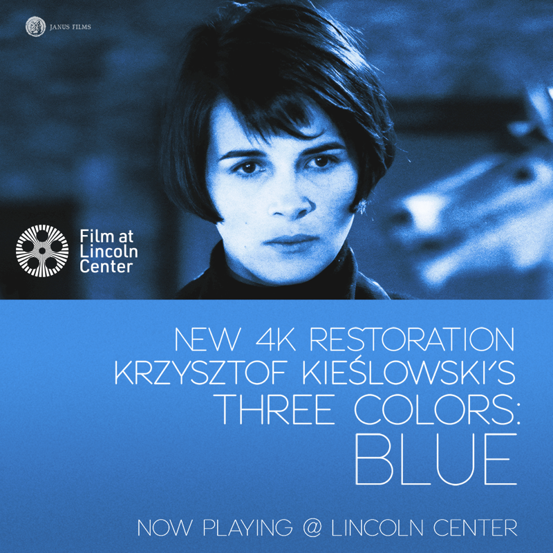 janusfilms's tweet photo. "Now I have just one thing left to do: nothing."
Juliette Binoche stars in BLUE, the first installment of Krzysztof Kieślowski's Three Colors trilogy. Its sapphire tones sing in our new 4K restoration, now showing at @FilmLinc. Find tickets &amp; showtimes at https://t.co/3xW8PRhw5L https://t.co/FsunwBJAMp