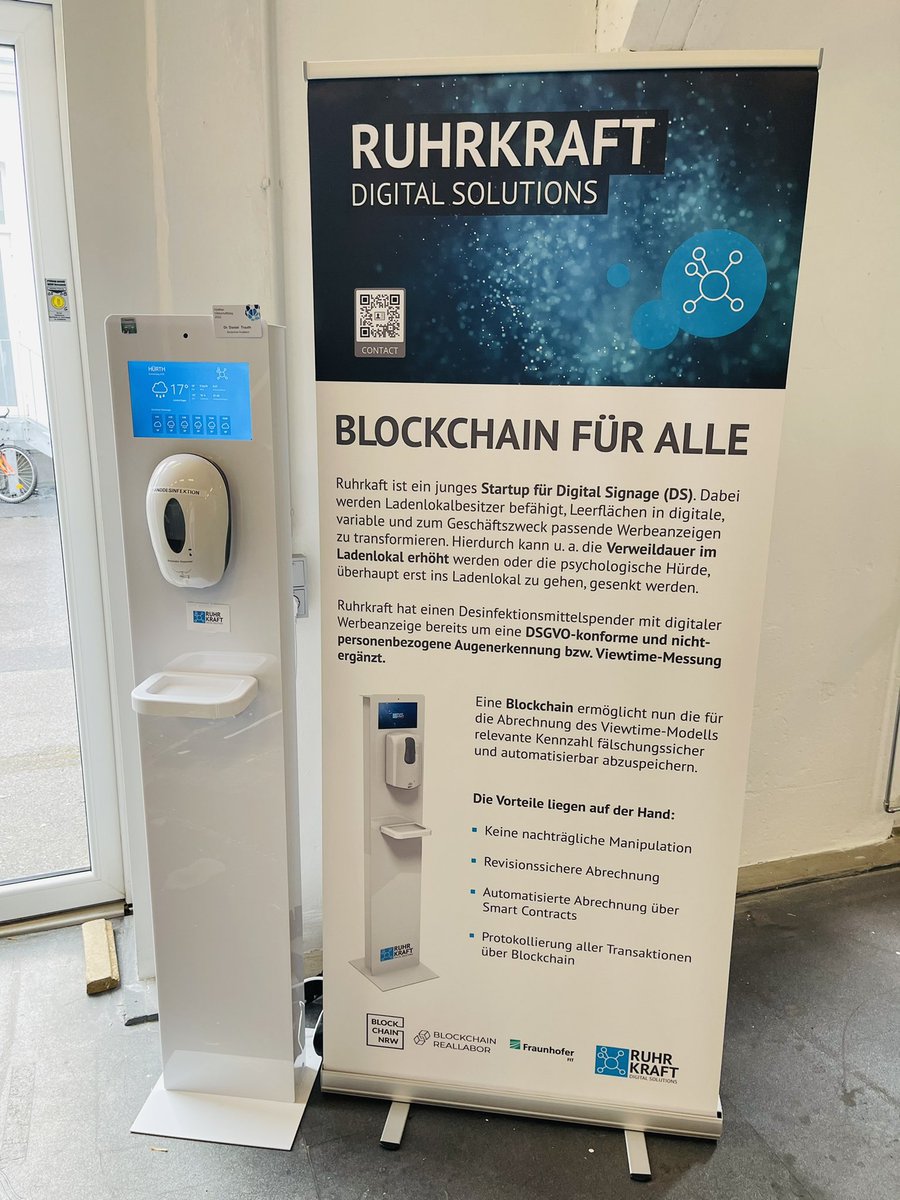 Daniel Trauth (@danieltrauth) on Twitter photo Glad to see our <a href="/BlockchainRL/">Blockchain Reallabor</a>-PoC growing with <a href="/ruhrkraft__io/">Screen Promotion - A service by Ruhrkraft</a>. Cc: <a href="/BlockchainNRW/">Blockchain.NRW</a> #BlockchainNRW Glad to see our <a href="/BlockchainRL/">Blockchain Reallabor</a>-PoC growing with <a href="/ruhrkraft__io/">Screen Promotion - A service by Ruhrkraft</a>. Cc: <a href="/BlockchainNRW/">Blockchain.NRW</a> #BlockchainNRW