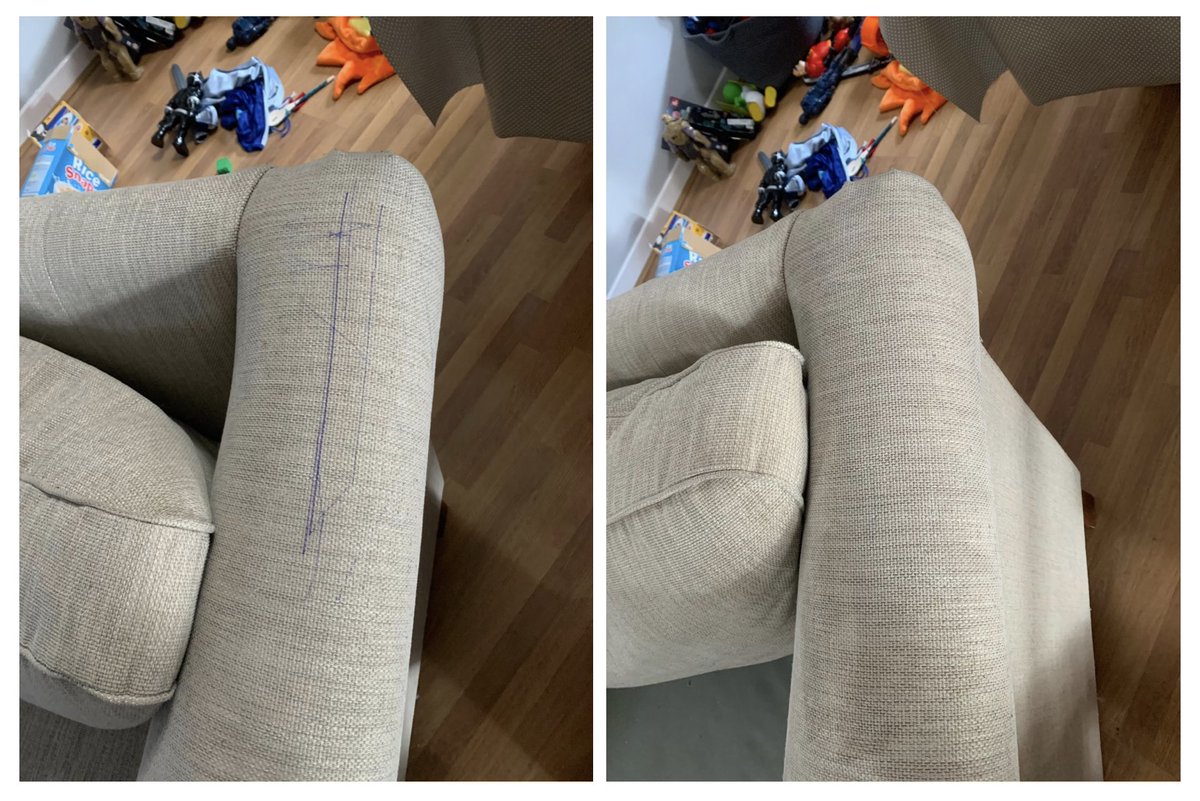 Apple_Clean's tweet image. Little hands and loose pens don't go well together, as this client found out the hard way! 👀

Luckily expert operator Allan worked his magic and saved this sofa from almost certain doom! 

🖥 appleclean.co.uk 
☎️ 0800 587 457 
📧 apple@appleclean.co.uk