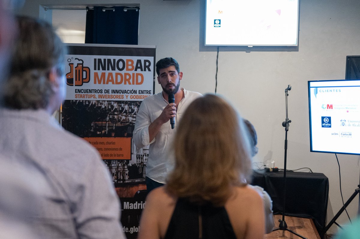 iLABMadrid's tweet photo. Este martes, nuestras startups #AVM y #SimSkills participaron en el 1er #InnoBar_Madrid, un encuentro del ecosistema madrileño de innovación, con mucho networking al lado de la barra🍻
Gracias a @mide_global y @madrimasd por contar con nuestros alojados
#innovation #networking https://t.co/Lmgu950Oxm