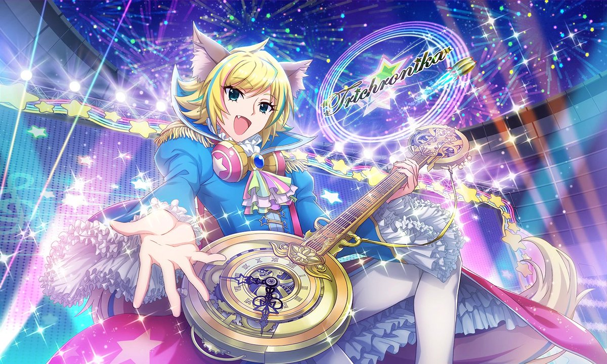 SB69Fwiki's tweet photo. Happy birthday to Dream Galaxy Idol, Shu☆zo-kun! Trichronika is having a live to celebrate with all of the Dream Galaxy Tourists! We should go to cheer him and the twins on! Hopefully, we'll be able to see him after their performance to greet him and give him our gifts~! https://t.co/vIiBkuTsVw