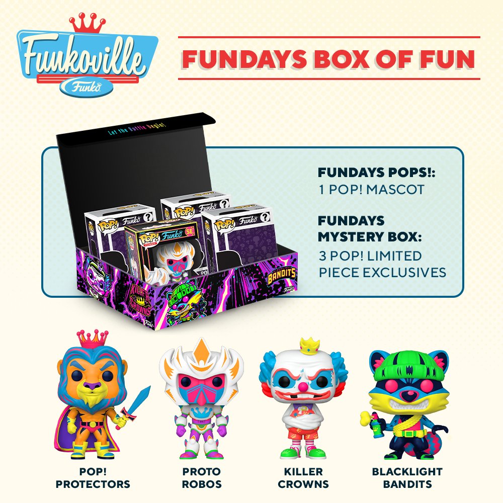 Funko on Twitter "Fundays means a new iteration of the Box of Fun