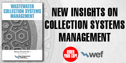 Wastewater Collection Systems Management MOP 7, 2nd Edition, provides support for managers to develop the technical and nontechnical skills needed to operate and maintain a collection system efficiently and effectively. Order now in print or digital: l.feathr.co/DAnB1lIMZklF