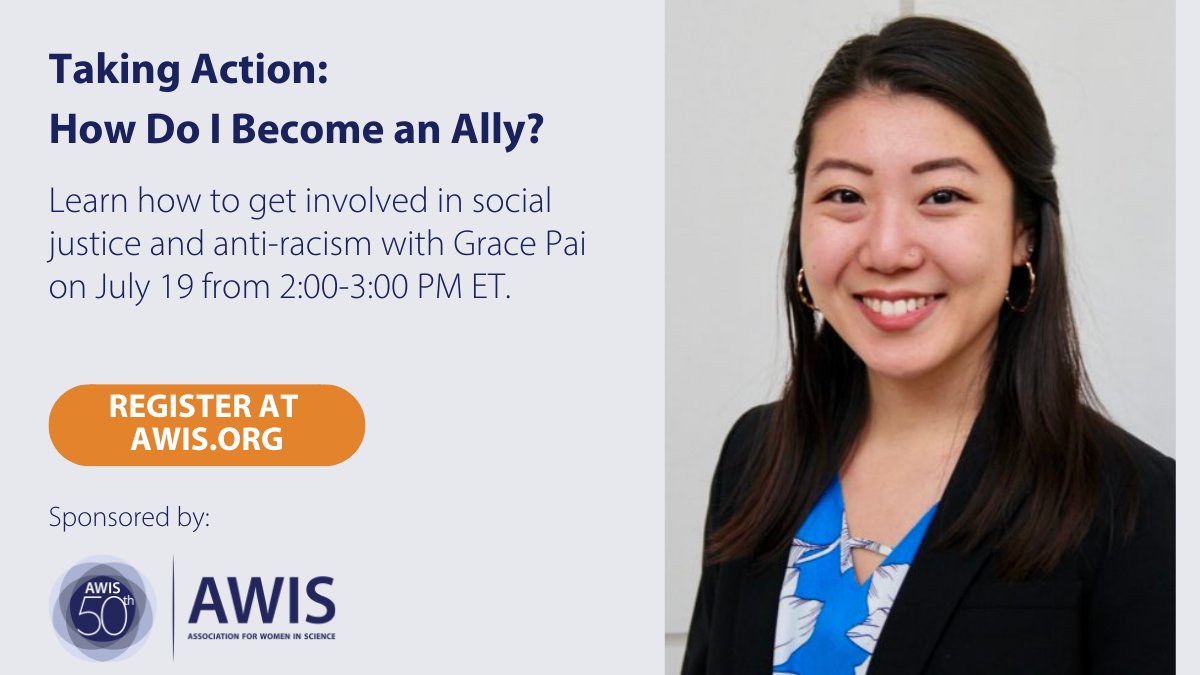 Ready to take the next step in your #allyship journey? Register to join us on Tuesday, July 19! <a href="/gracekp3/">Grace K Pai</a>, executive director of Asian <a href="/AAAJ_Chicago/">AdvancingJustice|Chi</a>, will share key lessons on social justice and #antiracism. ow.ly/hihO50JQyYf