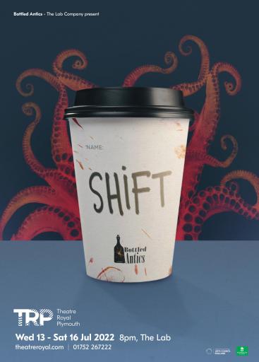 A Lab Company Production – Bottled Antics present SHIFT showing 13 - 16 July at <a href="/TRPlymouth/">Theatre Royal Plymouth</a>  👉ow.ly/RXoN50JQwWc

You can’t choose the people you work with, but you can choose to make it work. Vastly different people drawn together by the joy of serving coffee ...