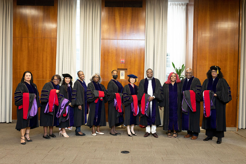 What a joyous celebration! Check out this photos of our Doctoral Hooding Ceremony!
