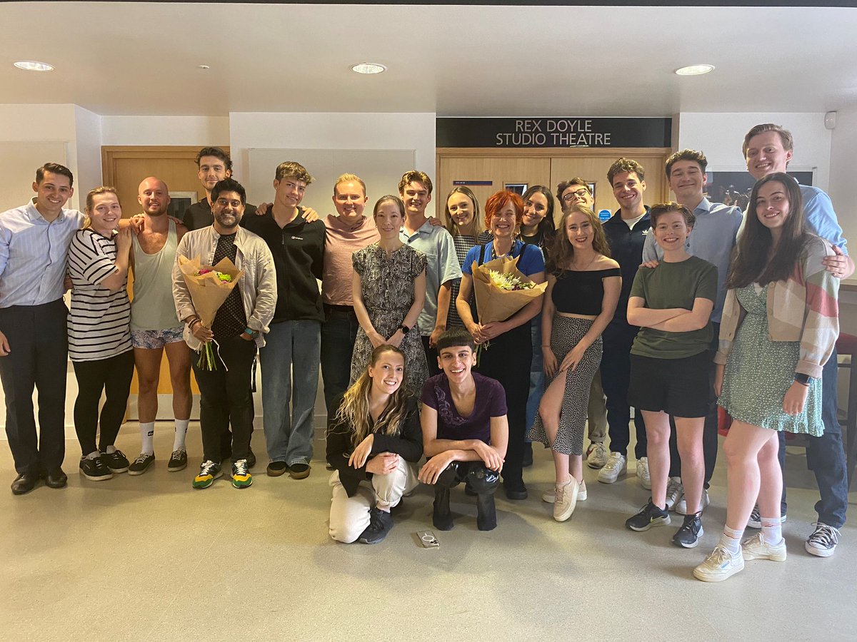 _RebeccaAguirre's tweet photo. It's been the wildest year ever,  I'm so proud to have shared a stage with these amazing people and so grateful to have been trained by such amazing creative.   #MAShowcase #Actor #GSA  #Graduation @The_GSA https://t.co/OgyBLBB1wF