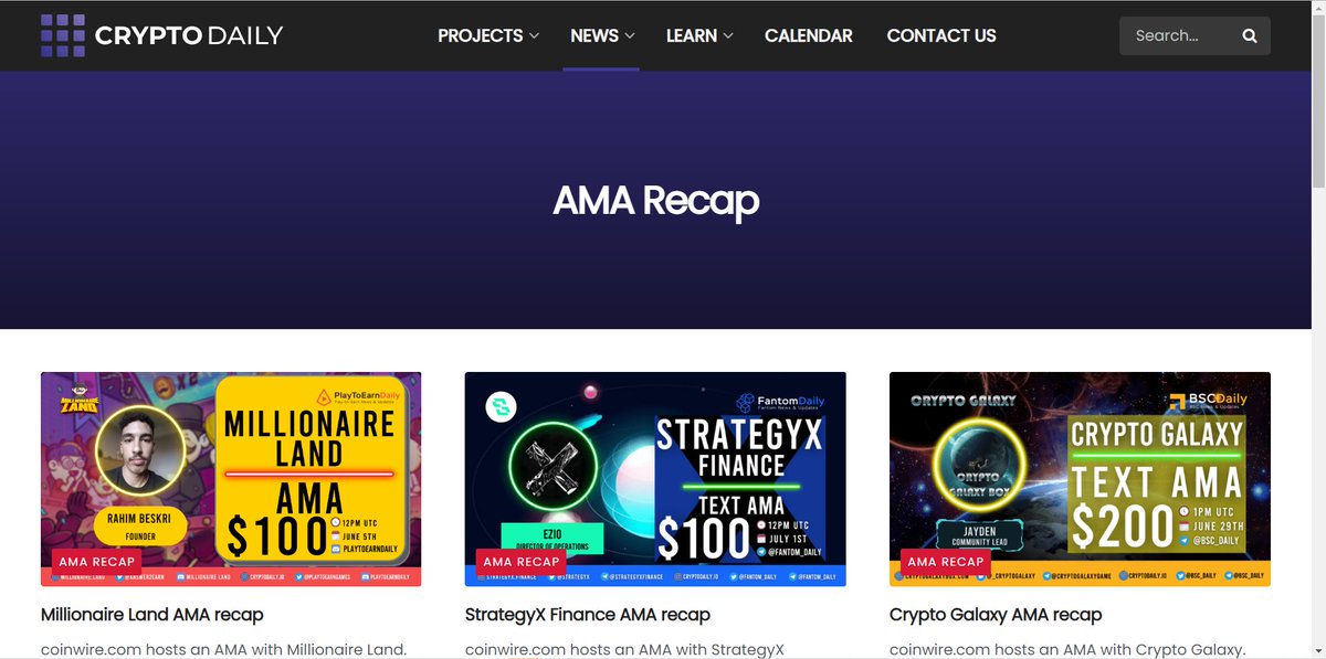 🗞 Missed the #AMA with us?

If you missed yesterday’s AMA, here is #MillionaireLand AMA recap!

coinwire.com/millionaire-la…