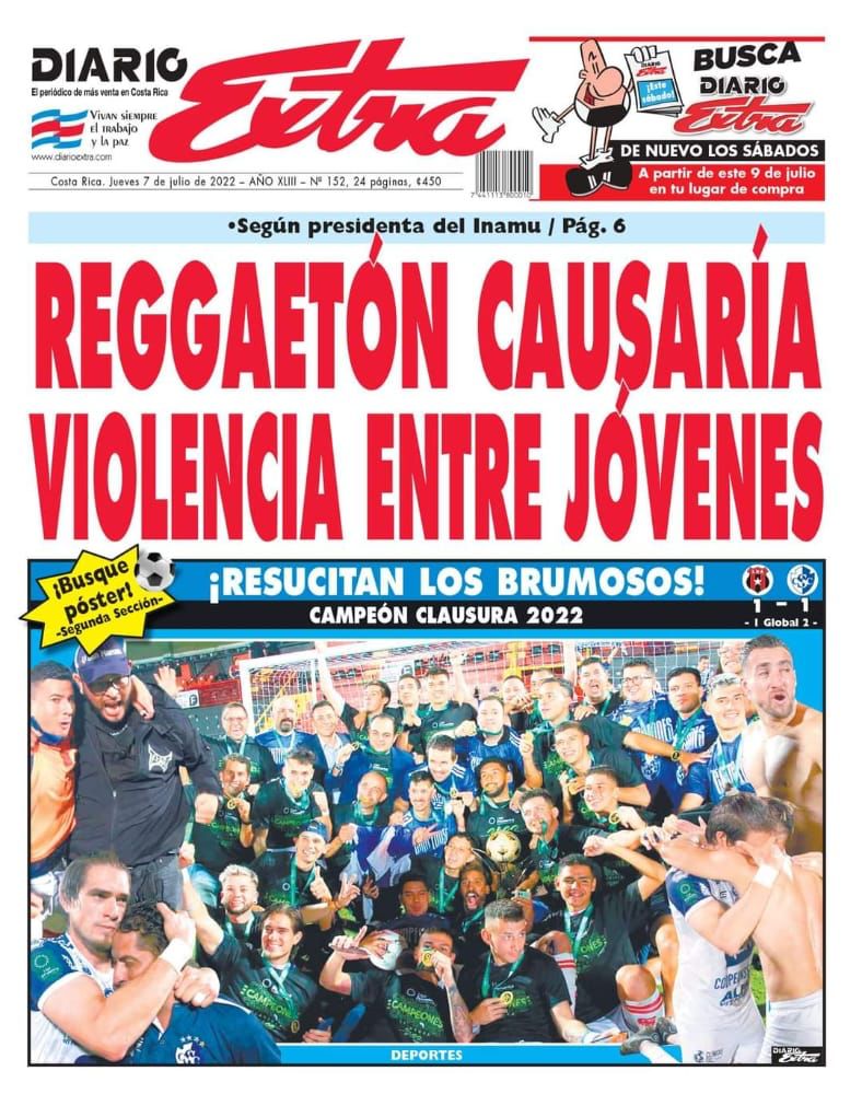 jchengcr's tweet photo. Buenos días a mi amigo al que su equipo #LDA le quita las ganas de vivir #portadadoble @Narshi @CRBenavidesJ https://t.co/PVhSvKidQr