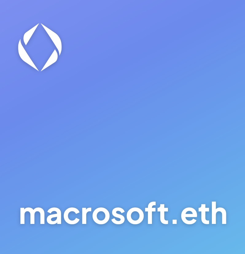 Domainclubx's tweet photo. macrosoft.eth
for sale 24 ETH
https://t.co/BCUc7SYzFJ
#macrosoft
#ens #web3 #domainsforsale #ethereum #domain #frens #ensdomains #ud #unstoppable #udfam #domains #DomainNameForSale https://t.co/l68uUFzROC