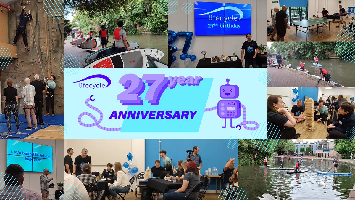 lifecycle_info's tweet photo. Lifecycle's team got together to celebrate the company's 27th birthday. The event reunited employees from Lifecycle and Lumine Group from UK, France, Canada and Portugal. The day allowed us to celebrate successes, present updates and enjoy fun team-building moments https://t.co/GpFAt3PM0w