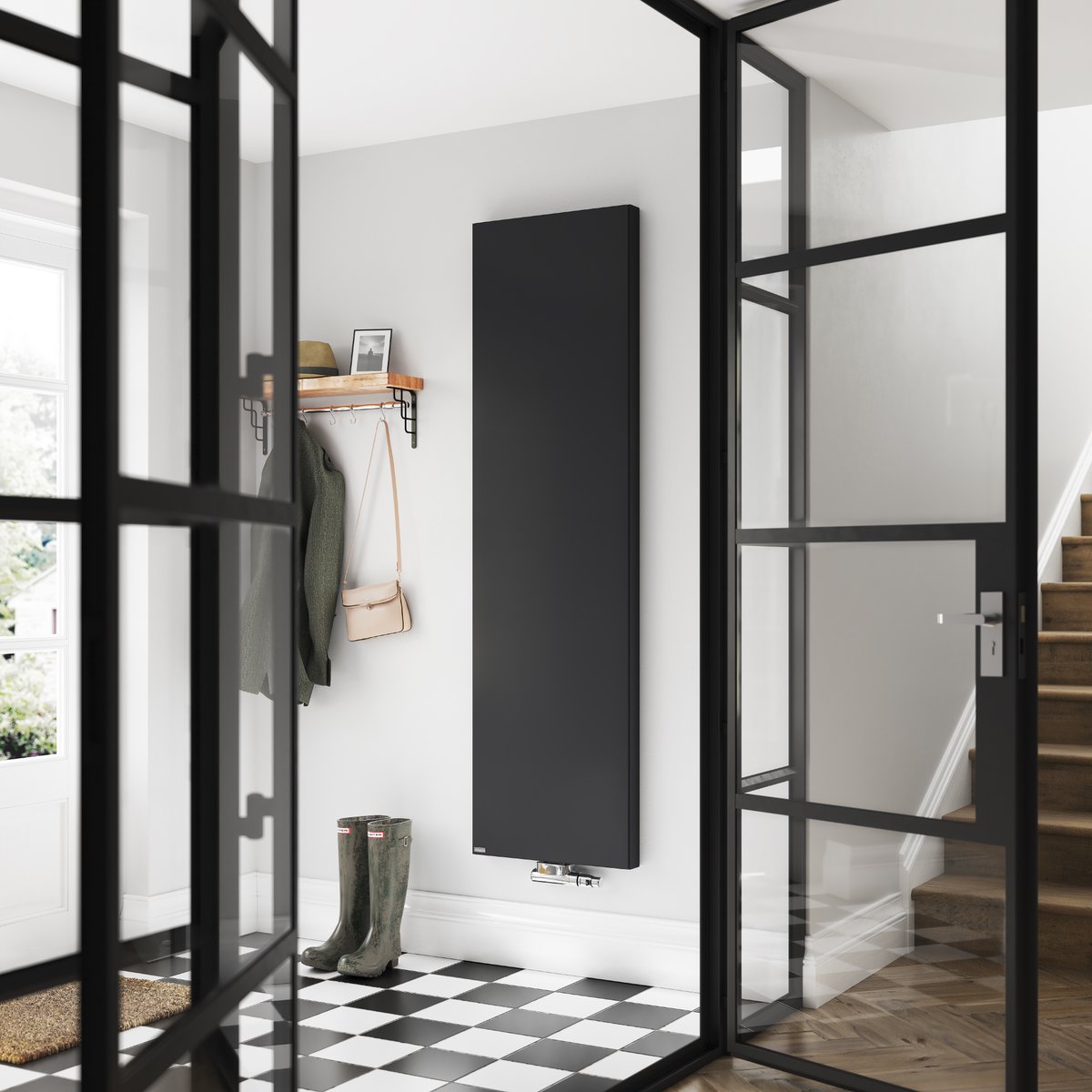 Add a focal point to your home's entrance. 

stelrad.com/radiators/colo…