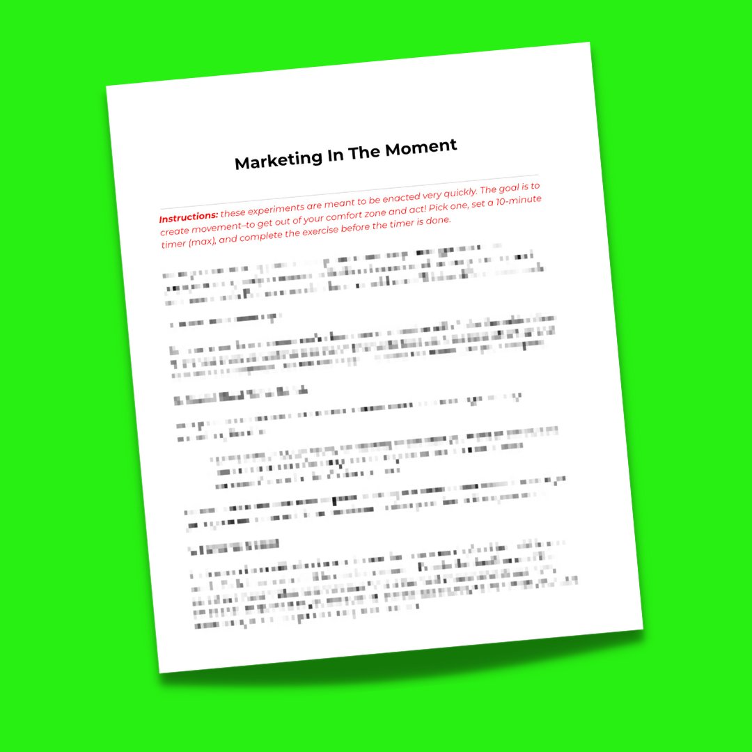 I captured 53 different ways I've attracted leads + attention from my dream clients.

Normally we only give this to our $10k+ clients, but today I’m giving it away for FREE.

Want it?

Like &amp; retweet this post &amp; I’ll DM it to you.

(MUST be following me, 24hrs only.)