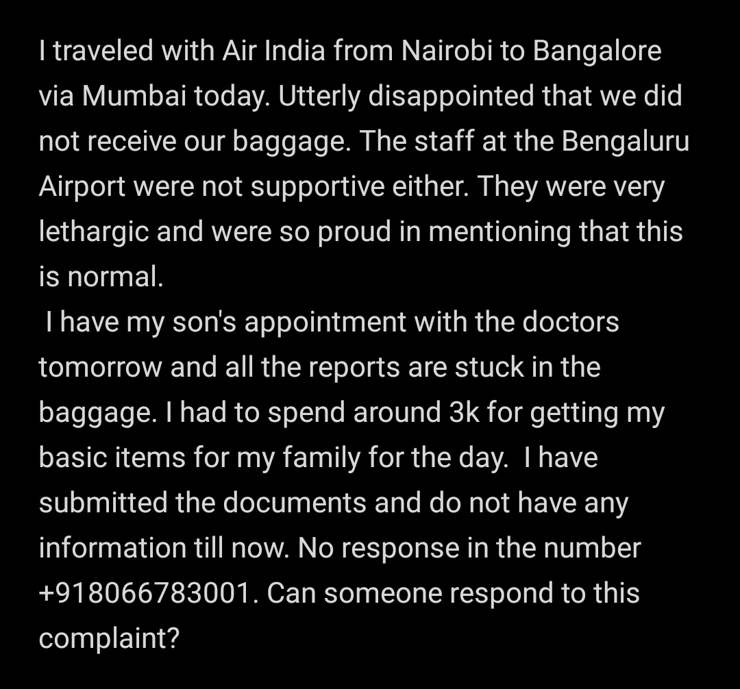 sriramkenya's tweet photo. @airindiain https://t.co/95U0BpLZgP