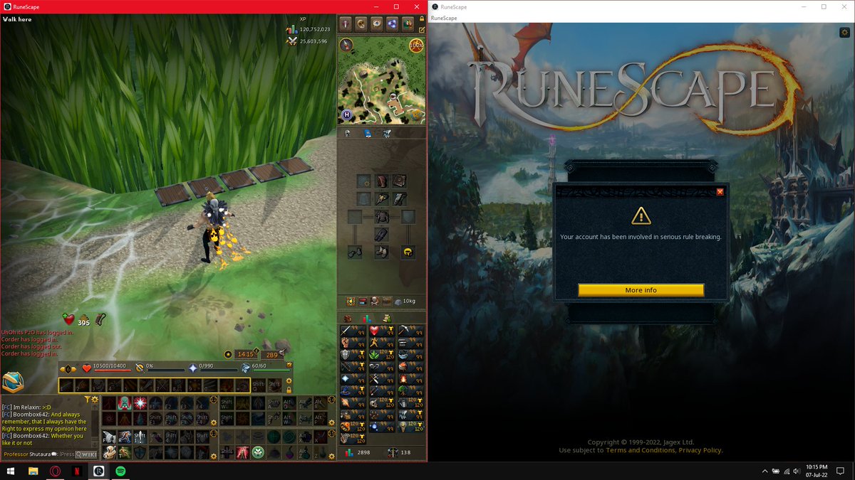 WeissSchnee__'s tweet photo. Hello! @JagexSupport @JagexBeno @JagexRamen .
Today I try login to my account and found that has been banned for Micro 3rd-party software on OSRS. I mainly use that account as alt acc on RS3 and haven't play for awhile. I believe my account was banned by mistake. IGN Weiss Schnee https://t.co/Xv5ma4RVG3