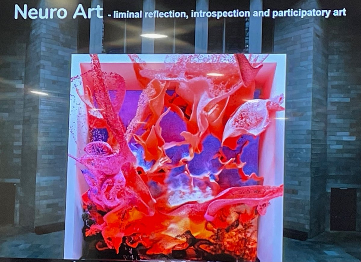 EVA London 2022
Olive Gingrich &amp; Shama Rahman Neuro Art – liminal reflection, introspection and participatory art dx.doi.org/10.14236/ewic/… #EVAlondonConf