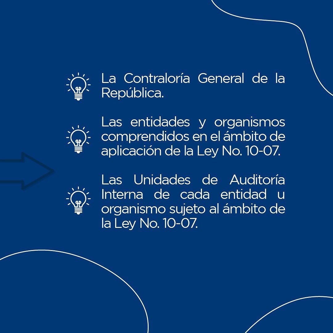 ContraloriaRD's tweet photo. Para consultar las entidades y organismos del Sistema Nacional del Control Interno (SINACI), puedes hacerlo a través de la Ley 10-07, disponible en nuestra página web.
#ContraloríaRD #CGR #SINACI https://t.co/zcjlnykV53