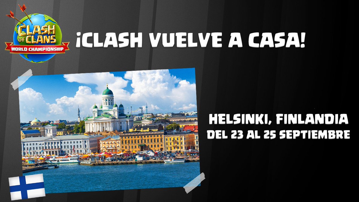 ¡#ClashWorlds vuelve a casa! 😍

Este año las Finales del Campeonato Mundial tendrán lugar en Helsinki, Finlandia, con los jugadores, espectadores y el gran premio de 300 000 $ 

Infórmate de todo en la sección de esports o por aquí 
📰supr.cl/3ynRK33